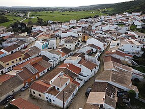 Vista aérea da aldeia de Barão de São João, em 2024.