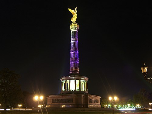 Siegessäule beim Festival of Lights