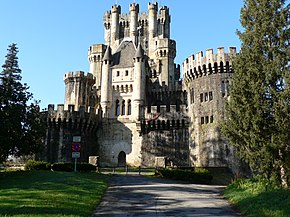 Castelo de Butrón, no município de Gatica