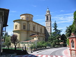 Skyline of Caprino Bergamasco