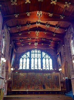 Ceiling of St Mary's Guildhall, Coventry by mintchocicecream