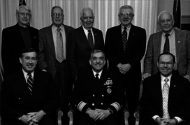 Several former Chiefs of Naval Research photographed in 2005