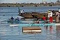 Compétition de Canoë Kayak sur le Wouri à Douala