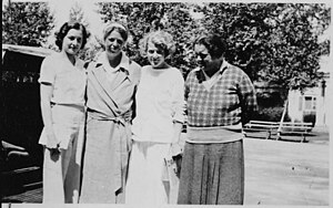 Eleanor Roosevelt and Lorena Hickok - NARA - 1...