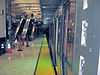 Embarcadero Station's inbound platform with an empty Muni Breda car