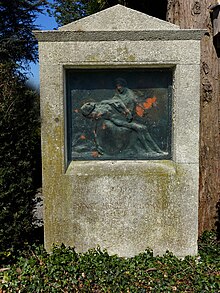 Ernst Hodel (junior) (1881–1955) Kunstmaler, Panorama-Wandbilder. Marie Hodel-Lötscher (1861–1969), Susette Hodel-Stuck (1846–1931) Feld 4, Familiengrab auf dem Friedhof Friedental, Stadt Luzern