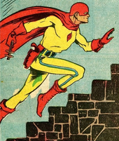 Fox Feature Syndicate's 1930s-1940s superhero the Flame Flame 002.png
