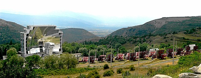 A concentrated solar power system