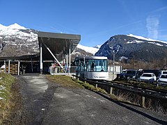 La gare de Bourg-Saint-Maurice.