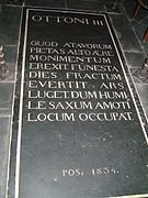 Grobnica Otona III., svetega rimskega cesarja (vladale od 996 do 1002)