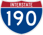 Interstate 190 marker