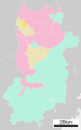 斑鸠町在奈良县的位置