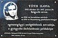 Tóth Ilona, Görgei Artúr tér 8.