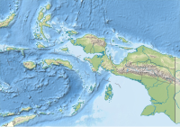 Positionskarte der Molukken und von West-Neuguinea, Indonesien