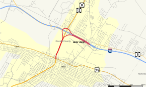 Map of Interstate 790