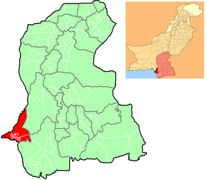 Location of Karachi, in the province of Sindh ...