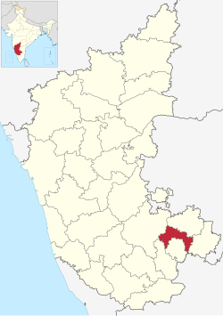 Location of பெங்களூர் ஊரகம்