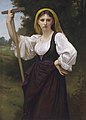 La faneuse by William-Adolphe Bouguereau