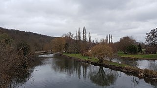 Le Loir à Saint-Denis-les-Ponts.