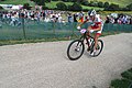 Alexander Gehbauer in the men's cross-country race