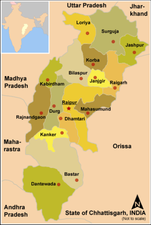 Distritos de Chhattisgarh