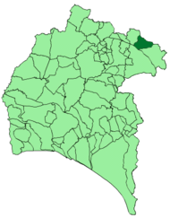 Cala, Hispania: situs