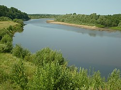 Řeka na dolním toku