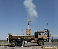 XM501 US prototype capable of launching LAM (loitering attack munition) NLOS-LS missile test launch from truck.jpg