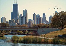 Nature Boardwalk at the Lincoln Park Zoo, North Side Nature Boardwalk Lincoln Park.JPG