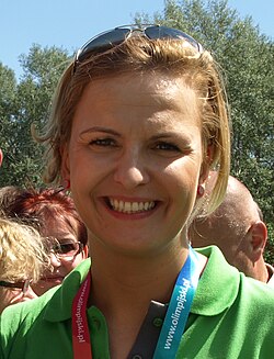 Otylia Jędrzejczak vuonna 2014.