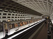Pentagon City Metro station in Arlington, Virginia