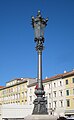 Lampione d'arredo urbano sul Canal Grande di Trieste, nell'omonima città