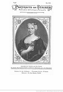 Portraits de femmes (1912) : Madame de Tencin par Des Neiges