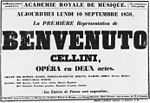 Miniatura para Benvenuto Cellini (ópera)