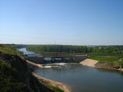 L'Ichim près de Petropavlovsk (ou Petropavl) au Kazakhstan.