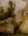 «В лісі Фонтенбло», 1825