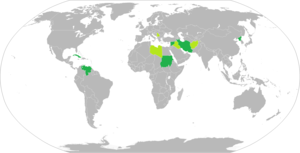 English: Map of Rogue States