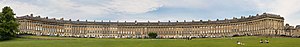 The Royal Crescent in Bath, England. This is a...