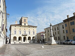 Piazza Ducale, Sabbioneta, Lombardia, Italia