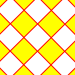 取另種正方形面構成的正方形半無限邊形鑲嵌