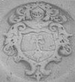 Stemma della famiglia Rovis, da una lapide sepolcrale nella chiesa di Gimino