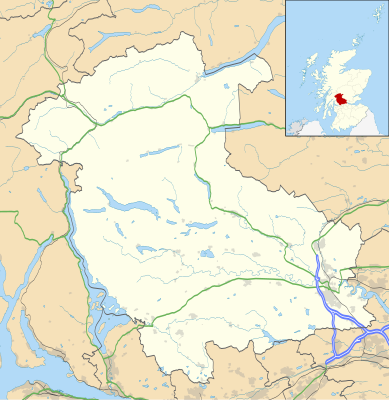 Location map Scotland Stirling