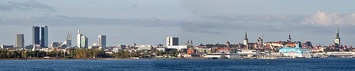 Panorama de la ville de Tallinn