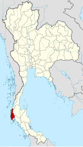 Poziția localității Phang Nga