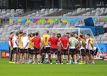 Training Germany national team before the match against Brazil at the FIFA World Cup 2014-07-07 (1).jpg