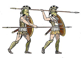 a hoplite soldier