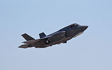 F-35B aircraft are operated from the Queen Elizabeth-class aircraft carriers UK F-35B Lightning II MOD 45157752.jpg