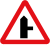 Minor road to the right (UK)