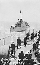 Preparing to tow USS Eagle Boat 3 (PE-3), June 1919