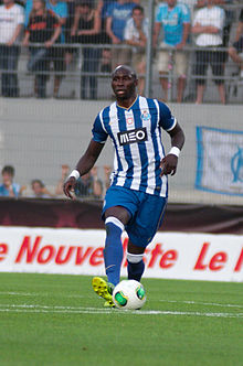 Valais Cup 2013 - OM-FC Porto 13-07-2013 - Eliaquim Mangala.jpg